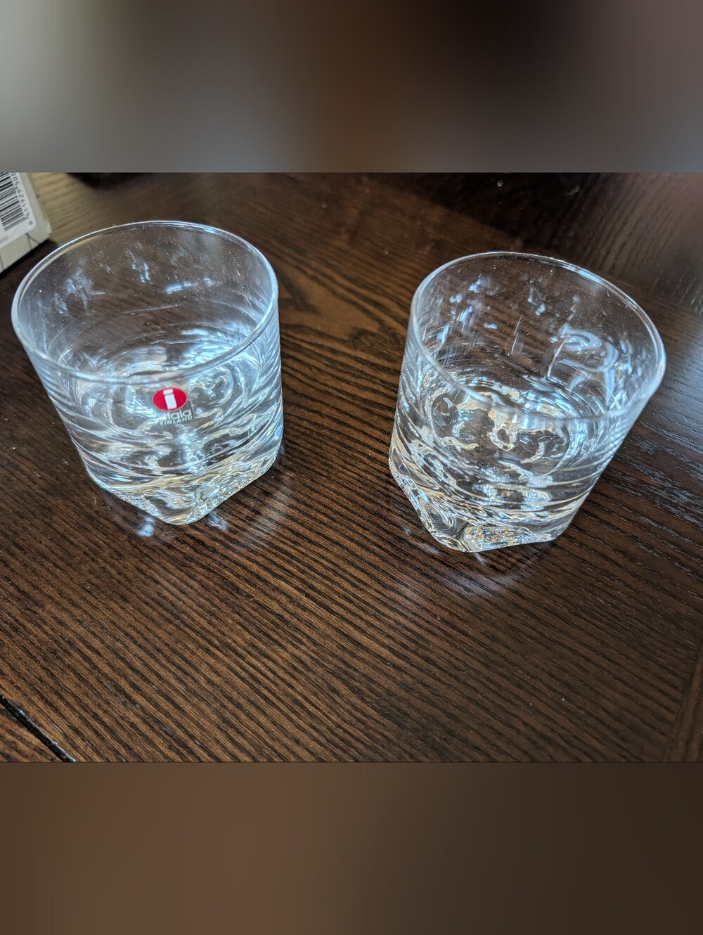 Iittala Finland Gaissa Double Old Fashioned Glasses, 2pcs, New In Box, 5oz